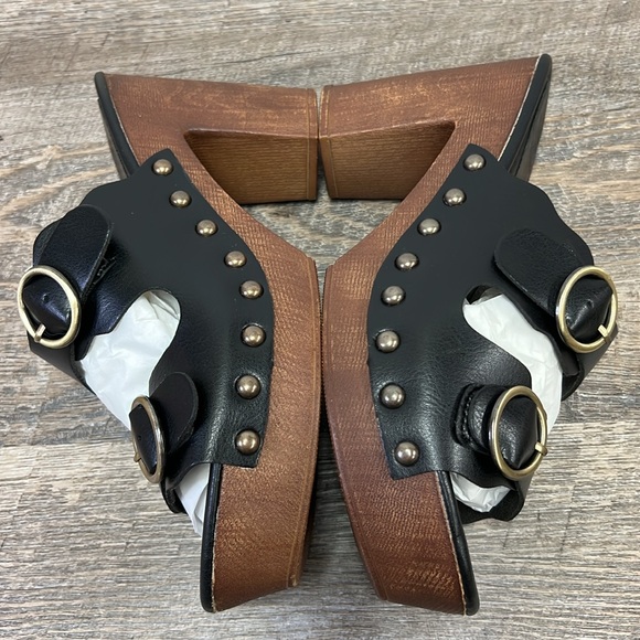 SOLD IN STORE New Ayesha Curry for Justfab BILLIE Studded Platform Shoes Size 8 - Picture 8 of 12